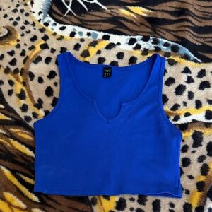 SHEIN Royal Blue Tank Top